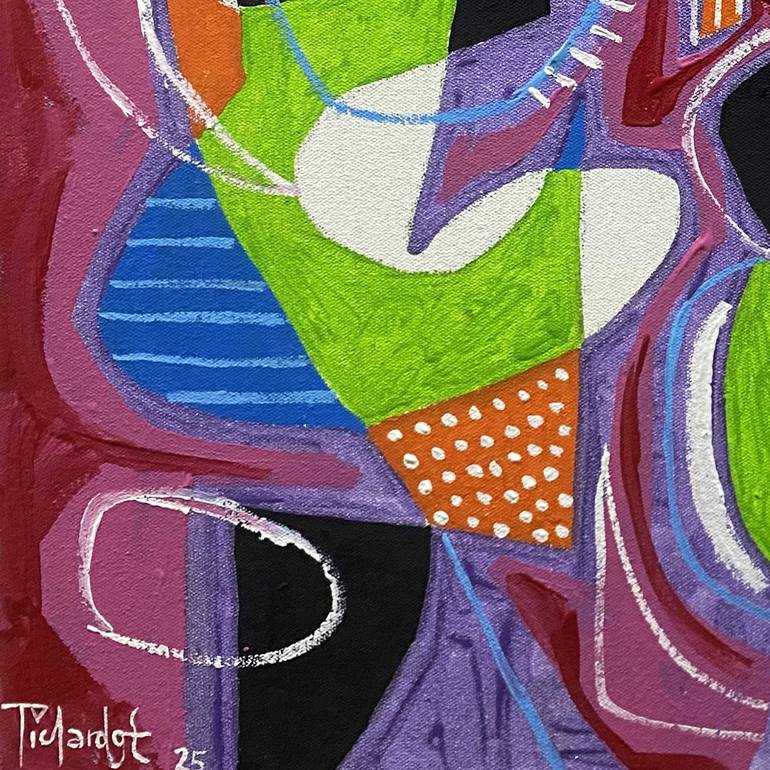 Original Abstract Expressionism Abstract Painting by Enrique Pichardo