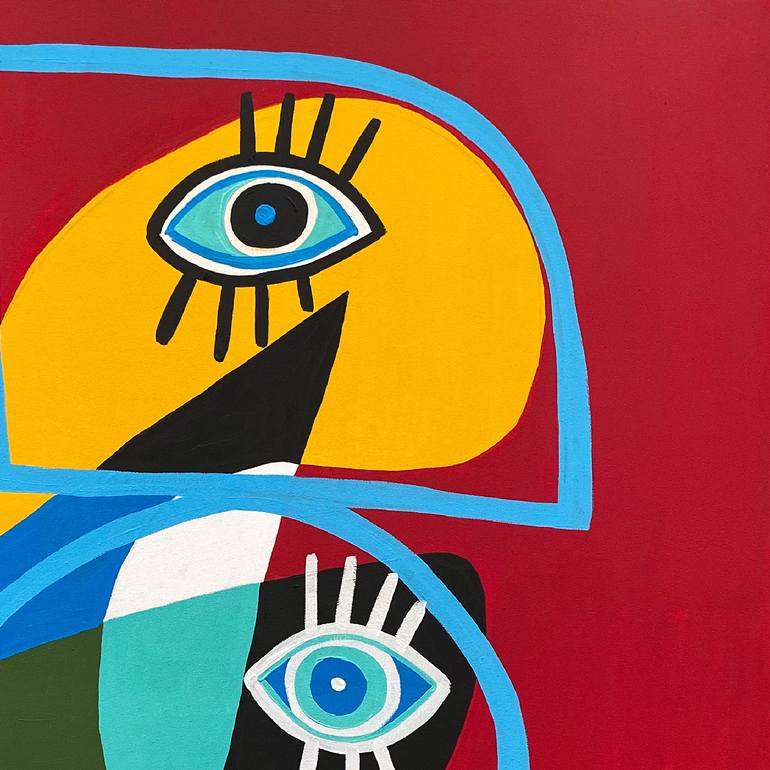 Original Abstract Expressionism Abstract Painting by Enrique Pichardo