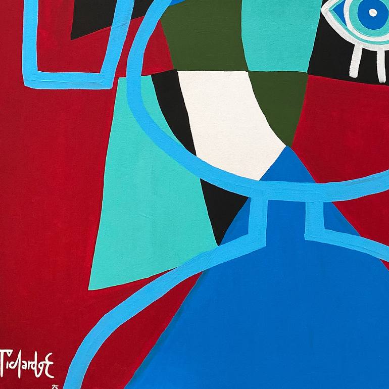 Original Abstract Expressionism Abstract Painting by Enrique Pichardo