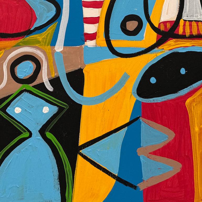Original Abstract Expressionism Abstract Painting by Enrique Pichardo