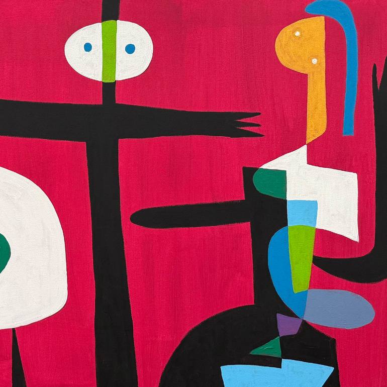 Original Abstract Expressionism Abstract Painting by Enrique Pichardo
