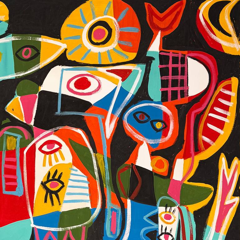 Original Expressionism Abstract Painting by Enrique Pichardo