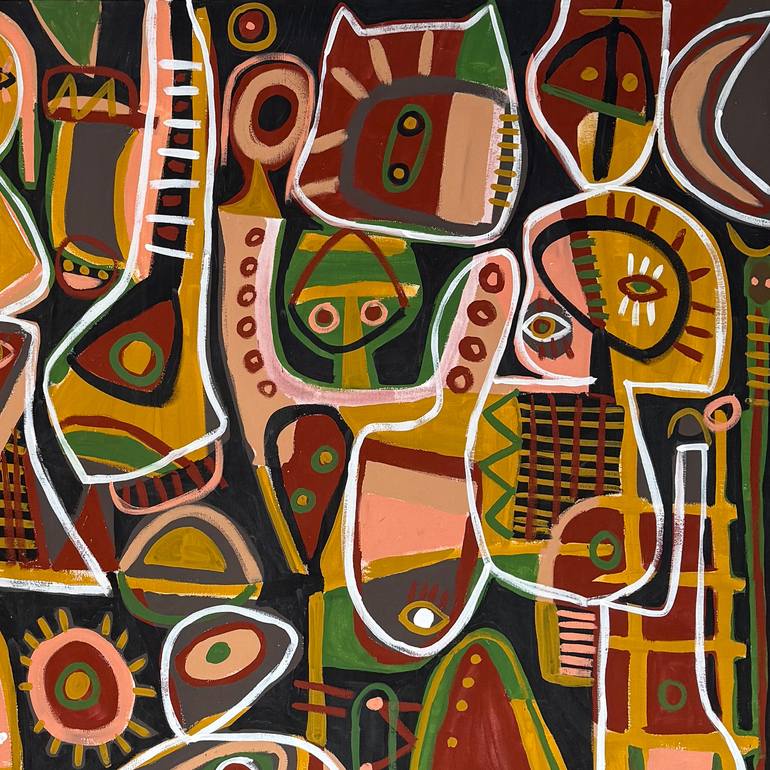 Original Expressionism Abstract Painting by Enrique Pichardo