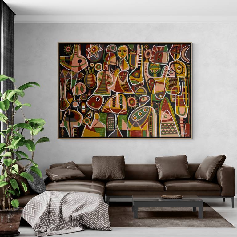 Original Expressionism Abstract Painting by Enrique Pichardo