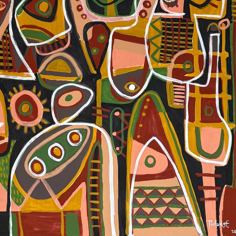 Original Expressionism Abstract Painting by Enrique Pichardo