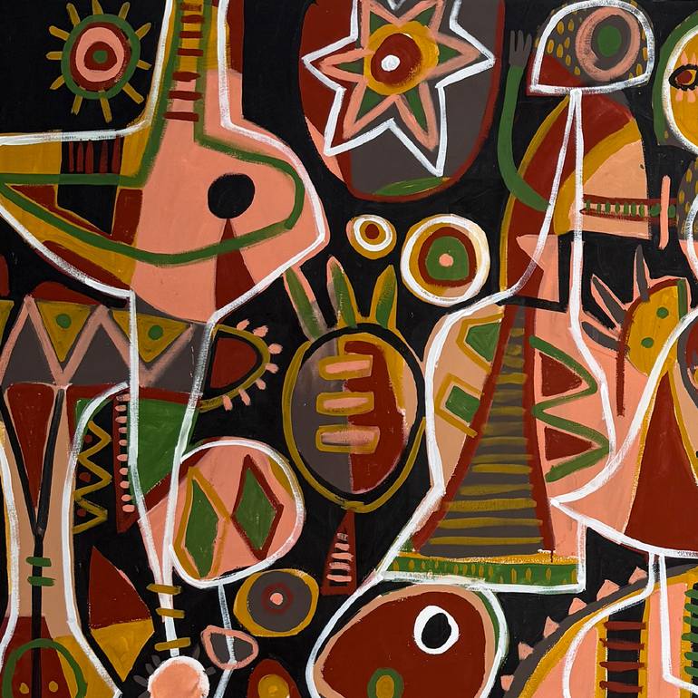 Original Expressionism Abstract Painting by Enrique Pichardo