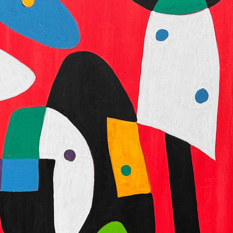 Original Abstract Expressionism Abstract Painting by Enrique Pichardo