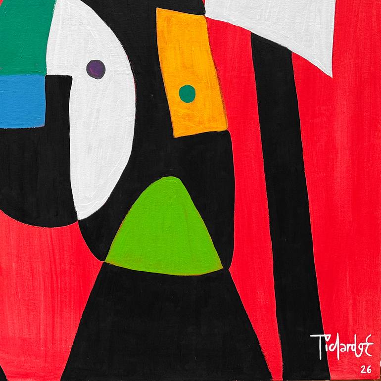 Original Abstract Expressionism Abstract Painting by Enrique Pichardo