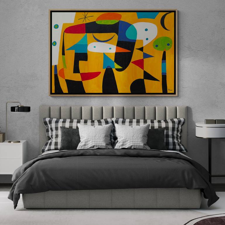 Original Abstract Expressionism Abstract Painting by Enrique Pichardo
