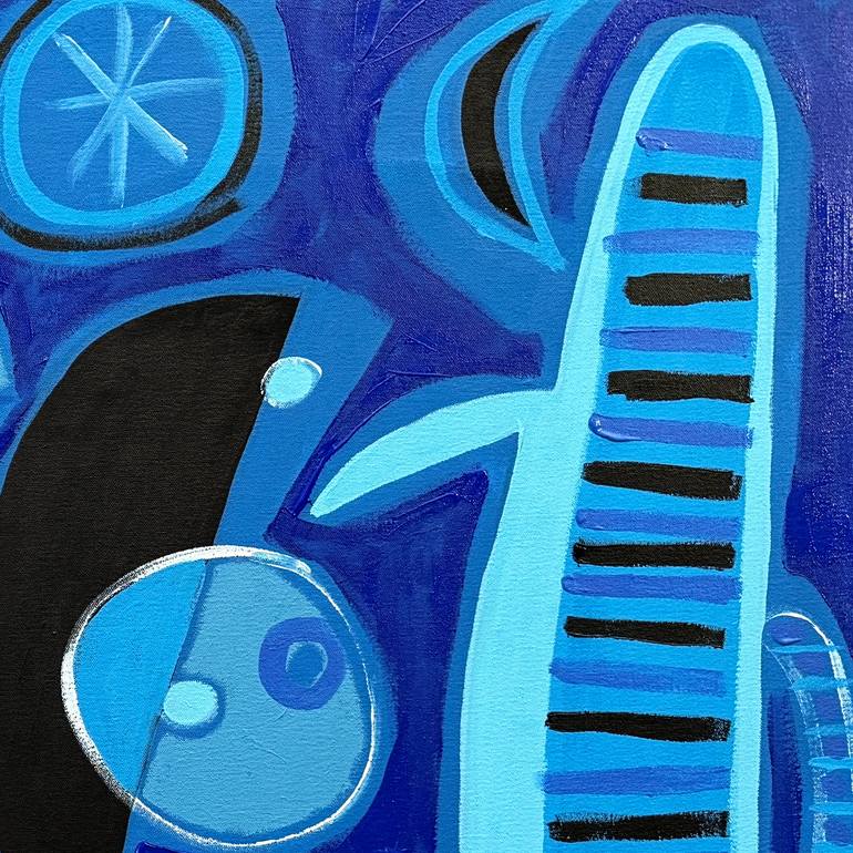 Original Abstract Expressionism Abstract Painting by Enrique Pichardo
