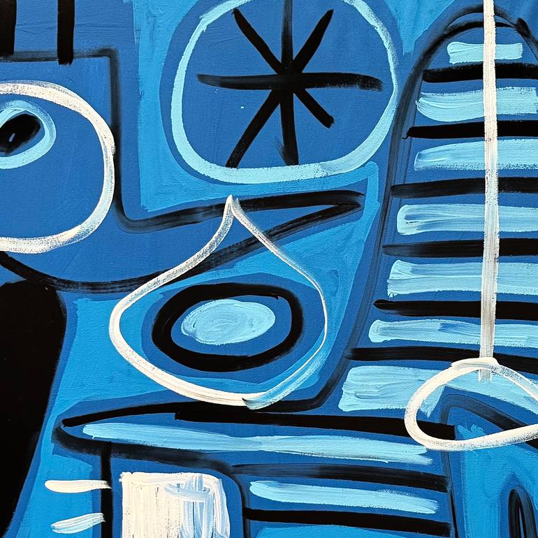 Original Abstract Expressionism Abstract Painting by Enrique Pichardo