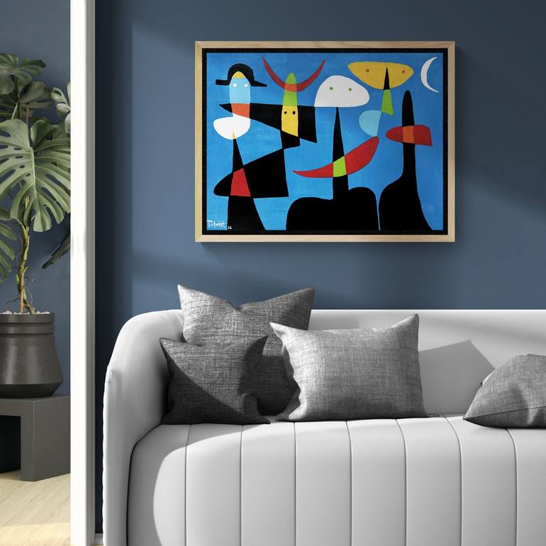 Original Abstract Expressionism Abstract Painting by Enrique Pichardo