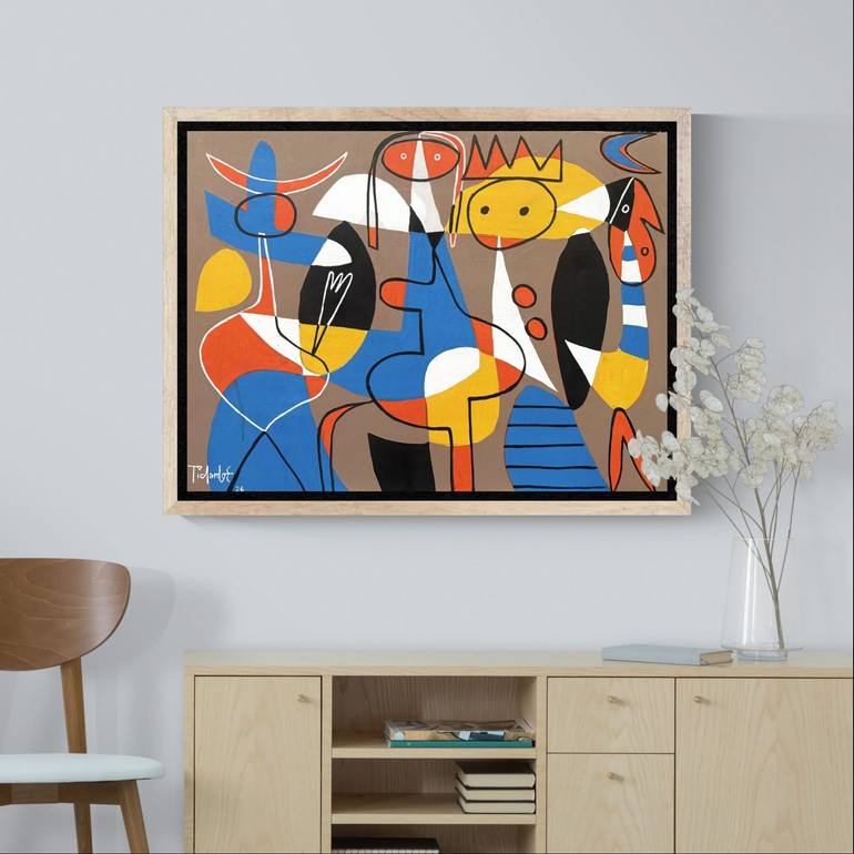 Original Abstract Expressionism Abstract Painting by Enrique Pichardo