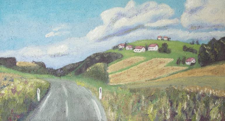 Countryside Road Painting By Milan Keti Saatchi Art   8129699 PAFTIUFL 7 