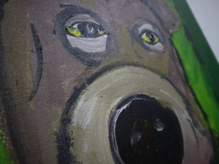 Original Expressionism Animal Painting by Dyah Puspita