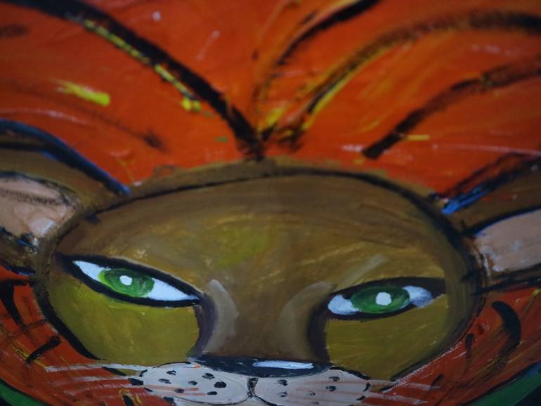 Original Expressionism Animal Painting by Dyah Puspita