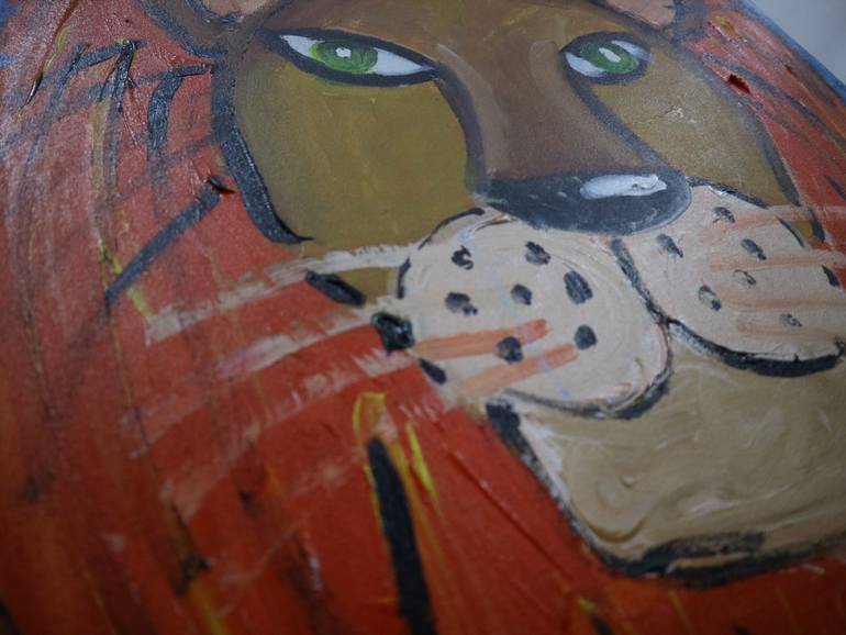 Original Expressionism Animal Painting by Dyah Puspita
