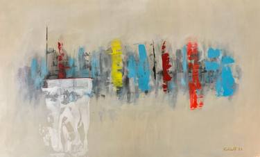 Original Abstract Expressionism Abstract Painting by Jeff Kirkhuff