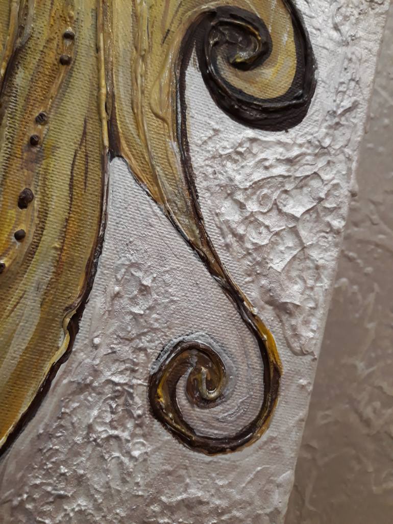 Original Art Deco Abstract Painting by Silvi Hayrapetyan