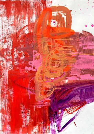 Original Abstract Expressionism Abstract Painting by Carla Pandolfo