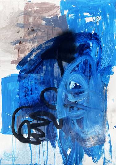 Original Abstract Expressionism Abstract Painting by Carla Pandolfo