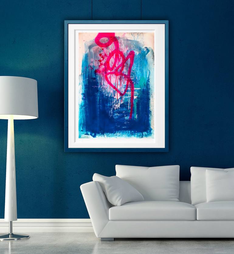 Original Abstract Expressionism Abstract Painting by Carla Pandolfo