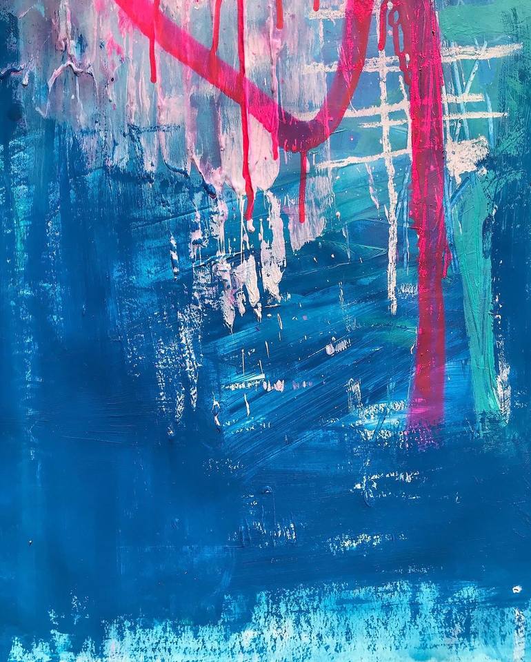 Original Abstract Expressionism Abstract Painting by Carla Pandolfo