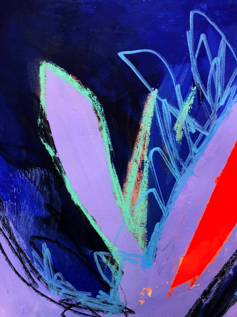 Original Abstract Expressionism Abstract Painting by Carla Pandolfo