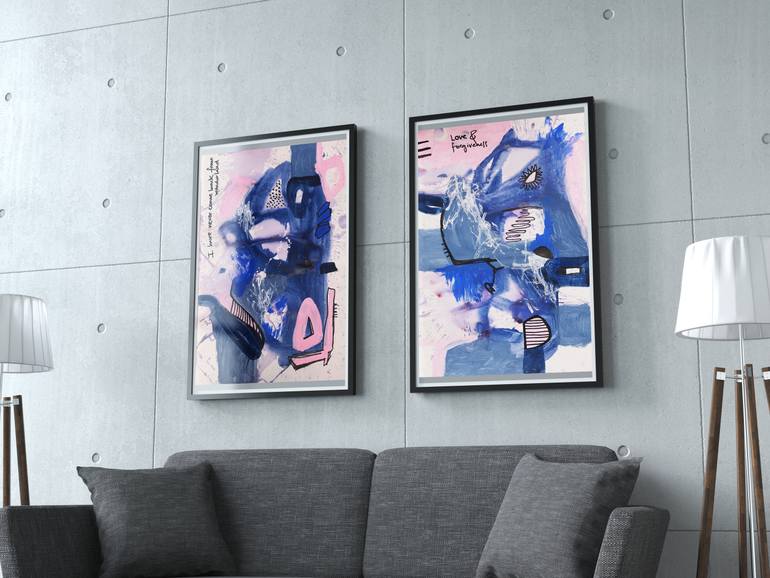 Original Abstract Expressionism Abstract Painting by Carla Pandolfo