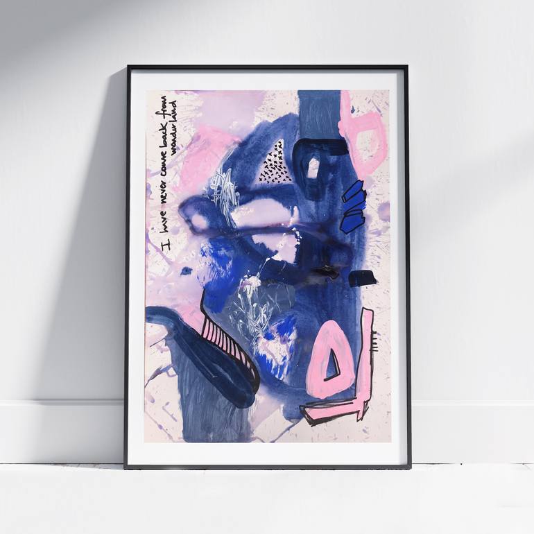 Original Abstract Expressionism Abstract Painting by Carla Pandolfo