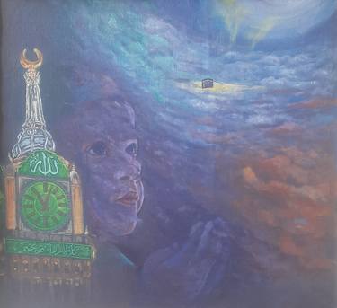 Original Impressionism Religion Painting by Fathoni Widodo