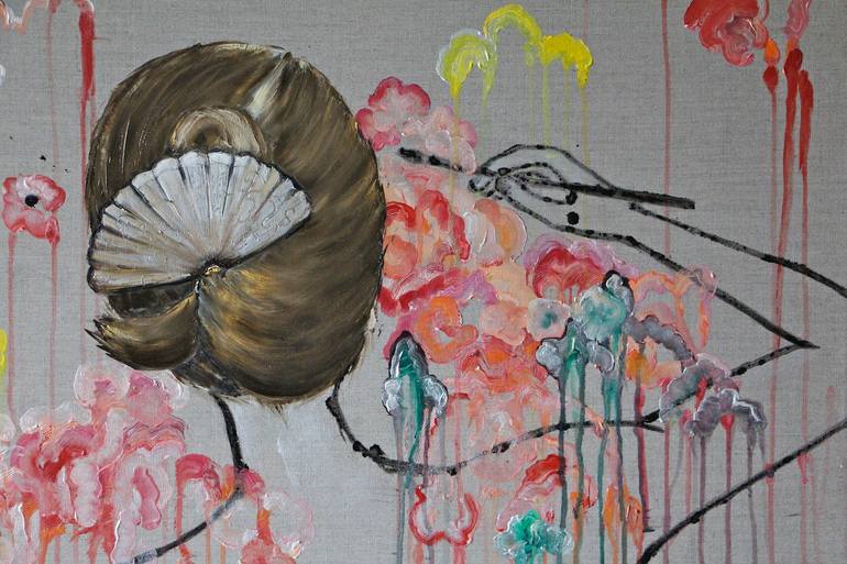 Original Figurative Women Painting by Monica Gersbach-Forrer