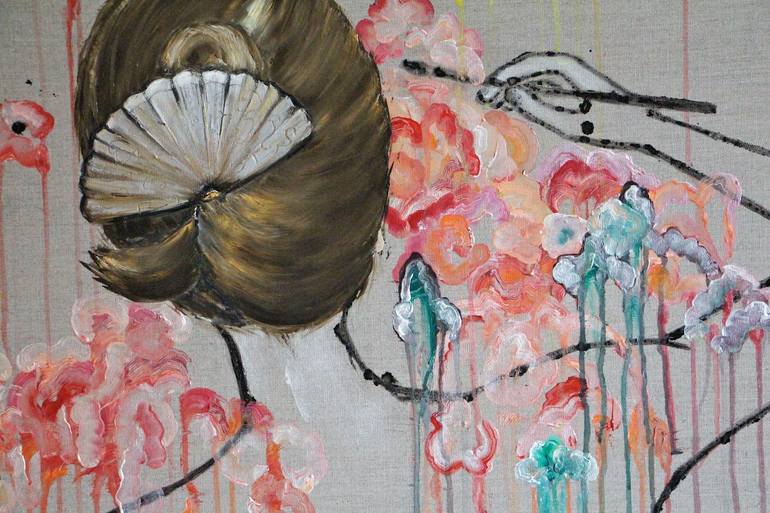 Original Figurative Women Painting by Monica Gersbach-Forrer