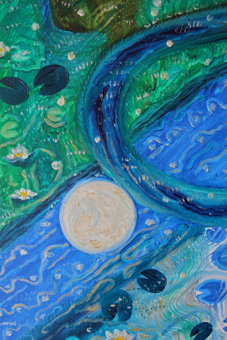 Original Impressionism Abstract Painting by Monica Gersbach-Forrer