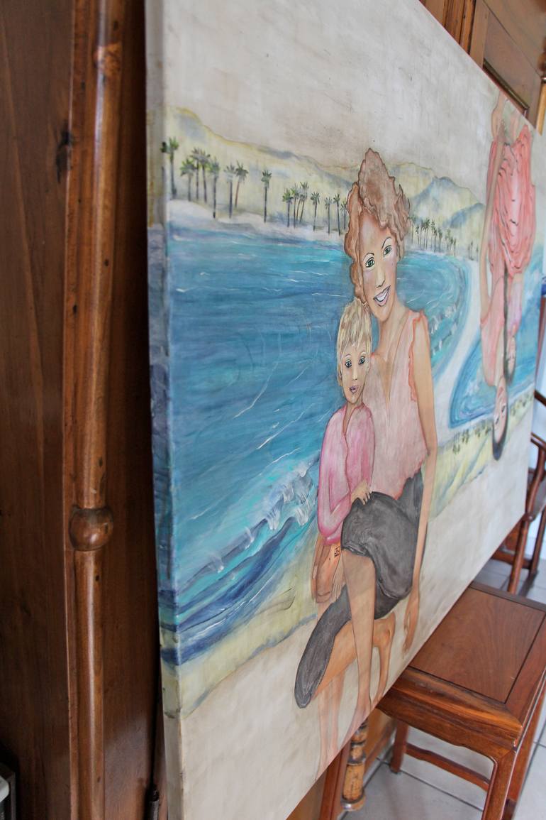 Original Figurative Politics Painting by Monica Gersbach-Forrer