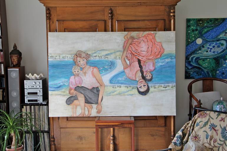 Original Figurative Politics Painting by Monica Gersbach-Forrer