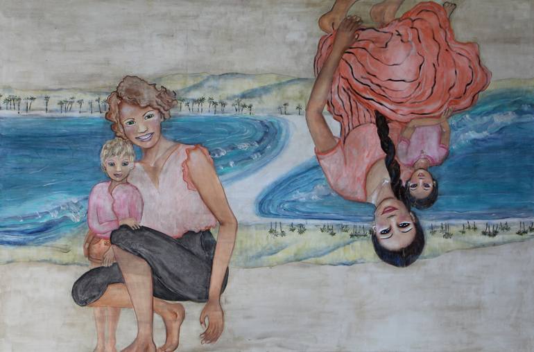 Original Figurative Politics Painting by Monica Gersbach-Forrer