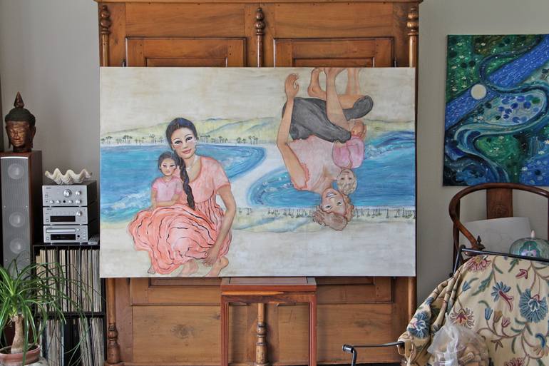 Original Figurative Politics Painting by Monica Gersbach-Forrer