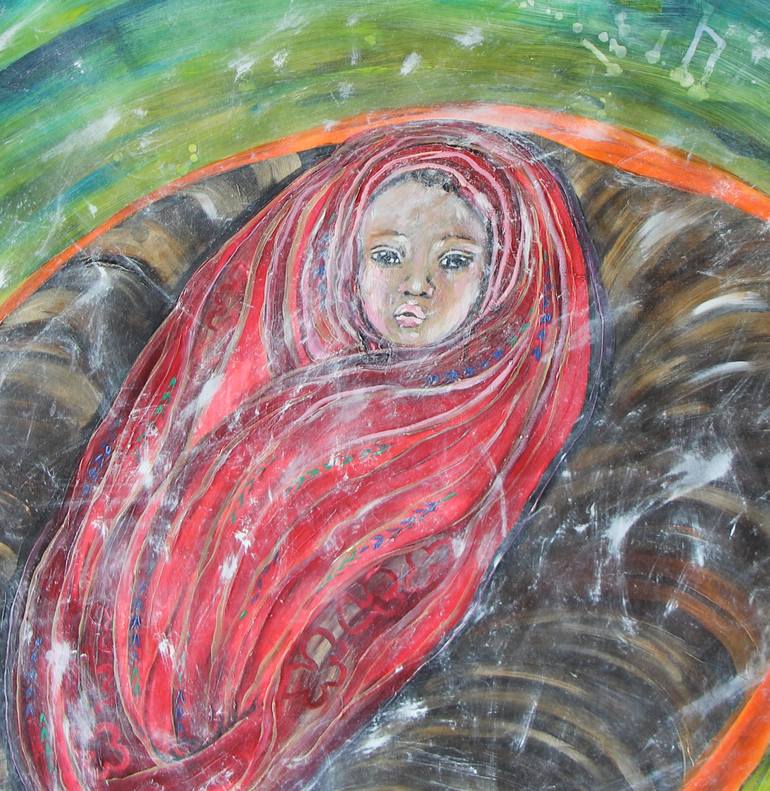 Original Conceptual Politics Painting by Monica Gersbach-Forrer