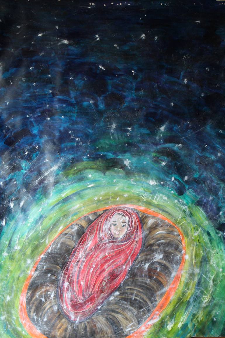 Original Conceptual Politics Painting by Monica Gersbach-Forrer