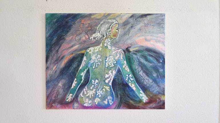 Original Figurative Nude Painting by Monica Gersbach-Forrer