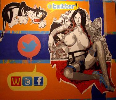 Print of Pop Art Nude Paintings by Deniz Beser