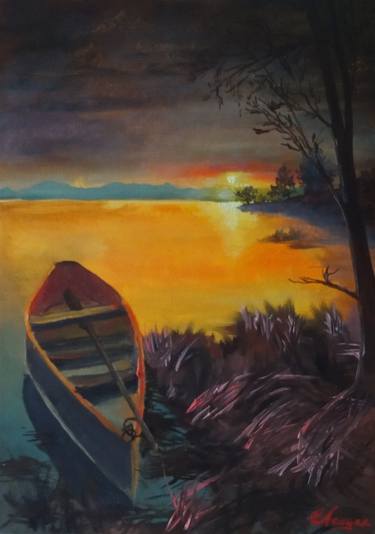 Original Impressionism Landscape Painting by Ivan Lendel