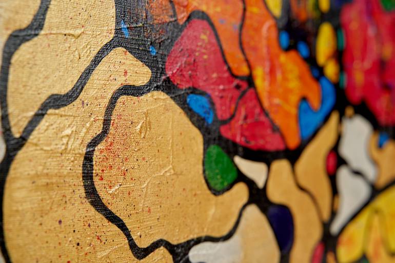 Original Abstract Painting by Evgeniya Demidova