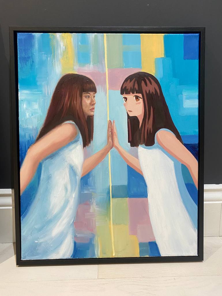 Original Conceptual Abstract Painting by Sarah Lim-Murray