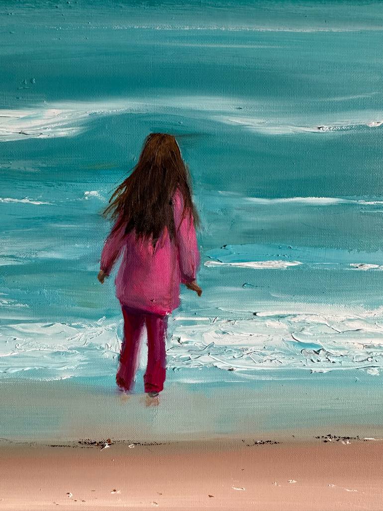 Original Conceptual Seascape Painting by Sarah Lim-Murray