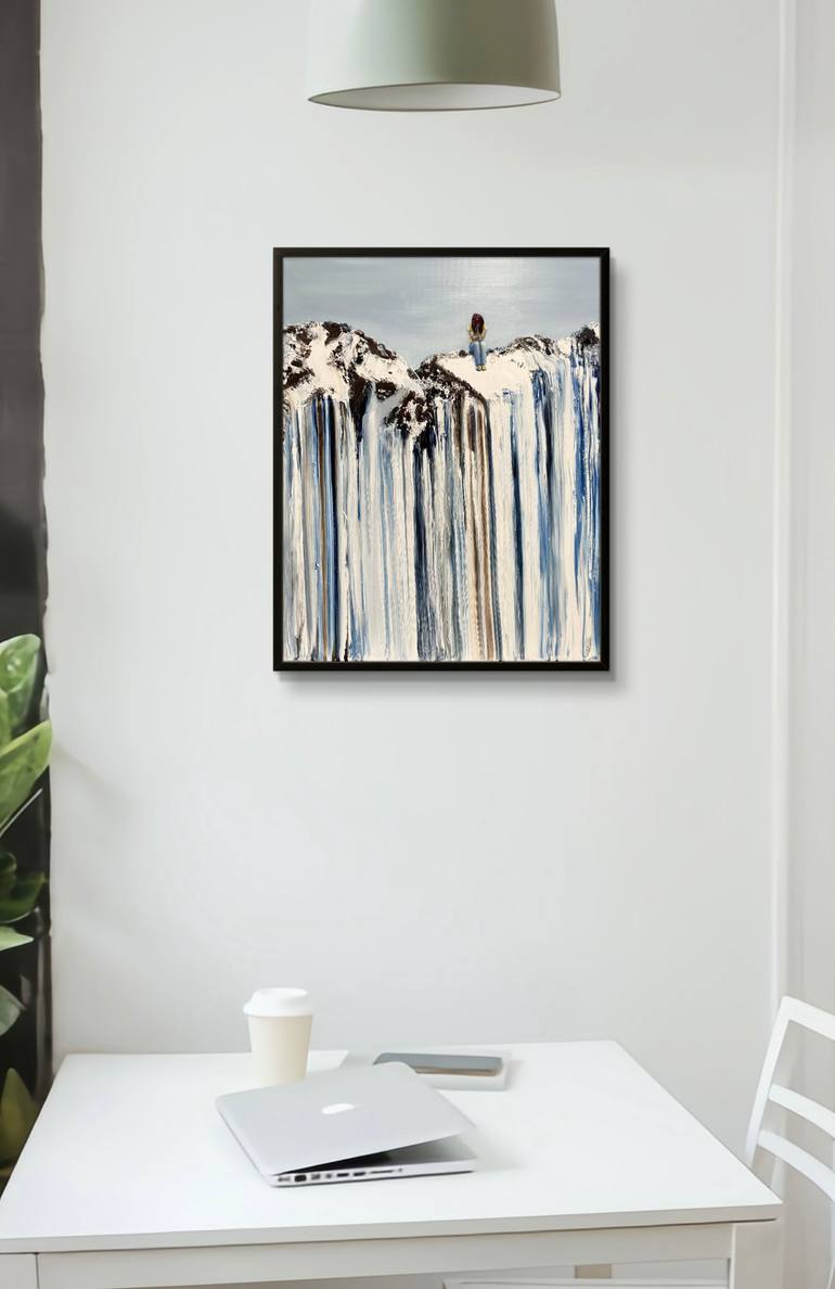 Original Abstract Landscape Painting by Sarah Lim-Murray