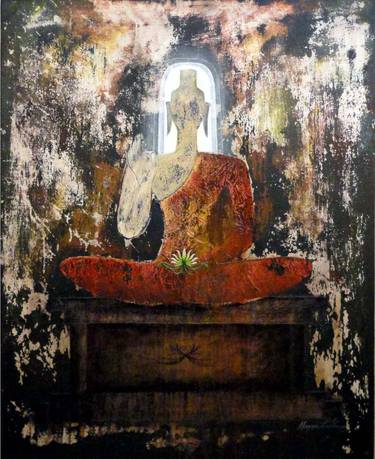 Original Portraiture Religious Paintings by Manjula nissanka Thaldoowa