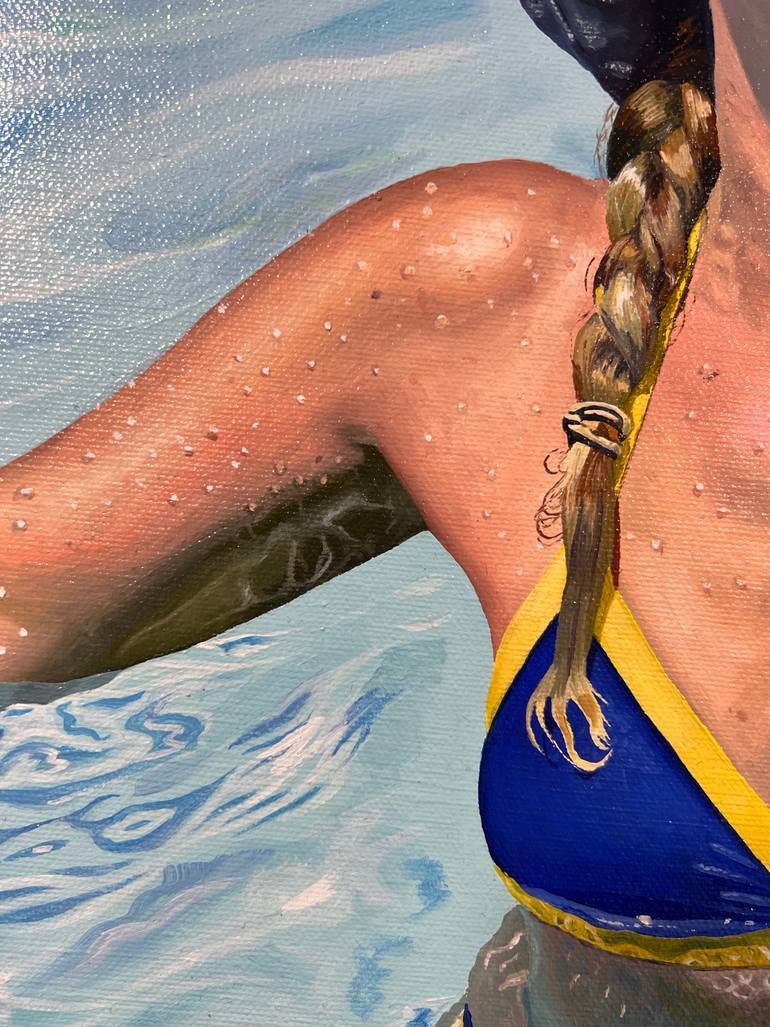 Original Photorealism People Painting by Phillip Price
