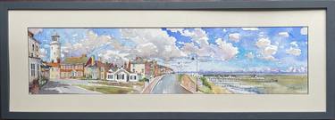 Southwold panorama. Pier, N Parade, Lighthouse thumb